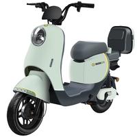 宝岛电动车新国标电动自行车成人男女双人锂电亲子代步俩轮电瓶车 卡其绿/NFC手机互联/品质 30Ah至尊S级锂电池/续航约100KM