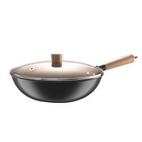  KÖBACH/康巴赫 无涂层铁锅 锅盖  精铁 32cm