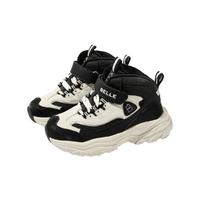 【复古拼色高帮老爹鞋】24冬新男女童运动鞋加绒保暖儿童跑步鞋