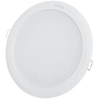 飞利浦（PHILIPS） 大尺寸LED筒灯嵌入式吊顶射灯大功率超薄工程酒店高亮筒灯 6寸9W白光|开孔145-155mm