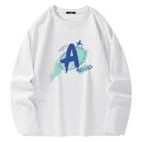 德尔惠 圆领长袖男式T恤