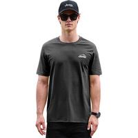 JEEP【索罗那凉感T恤男】纯色简约上衣潮流时尚短袖潮牌男款衣服 L 灰色