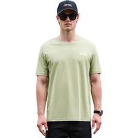 JEEP【索罗那凉感T恤男】纯色简约上衣潮流时尚短袖潮牌男款衣服 3XL 灰绿色