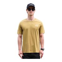 JEEP【索罗那凉感T恤男】纯色简约上衣潮流时尚短袖潮牌男款衣服 2XL 图黄色