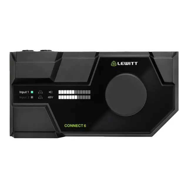 LEWITT莱维特CONNECT6外置声卡麦克风专业声卡套装手机电脑直播K歌主播喊麦专业录音设备全套