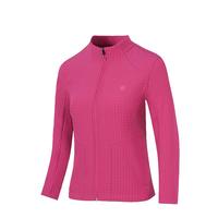 必迈跑步运动训练长袖春秋通勤旅游夹克女防风保暖防磨上衣女 【版型适配】妃粉红 S 码【女款】