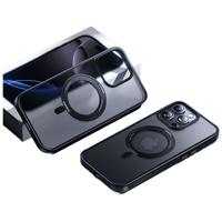  BASEUS/倍思 透明防摔 苹果16手机壳 磁吸支架 MagSafe充电  PC+TPU+铝合金