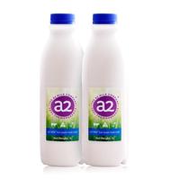 a2 低脂鲜牛奶1L*2瓶 低温巴氏杀菌高钙纯牛奶 原装进口 源头直发