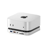 RAYCUE Macmini M4扩展坞底座雷电4/5接口桌面外接显卡SSD移动固态扩展硬盘电脑USB存储扩容HDMI支架配件 【10合一扩展坞】10Gps(无硬盘版）