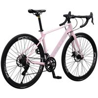 PHILLIPS菲利普自行车公路车700C铝合金弯把成人男女通用变速城市单车 铝合金-粉色-弯把 700C 30速版