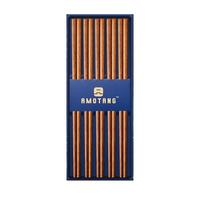 AMOTANG  逸木唐铁木原木筷子10双装 高档礼盒 家用筷子餐具 天然木D3472