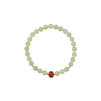 LuckyME LIFE 时尚k金和田玉项链手链