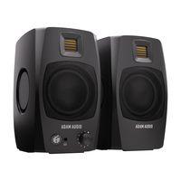 ADAM 音频 D3V 主动式桌面显示器系统,带 USB-C 端口(一对,黑色)