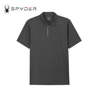 SPYDER 春夏男子TRAINING凉感休闲运动短袖POLO衫25ES461M