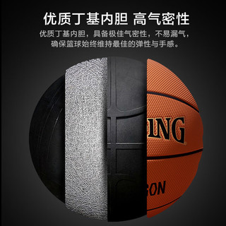 京东京造 斯伯丁联名 HEXAGON系列 吸湿PU 7号篮球