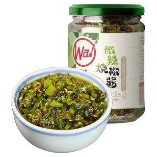 川娃子 烧椒酱230g 微辣版 四川辣椒酱 虎皮青椒 鲜椒制作 1瓶