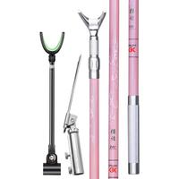 simago喜曼多鱼竿支架全碳素超轻硬大物炮台架杆钓鱼台钓带地插架竿2.4m