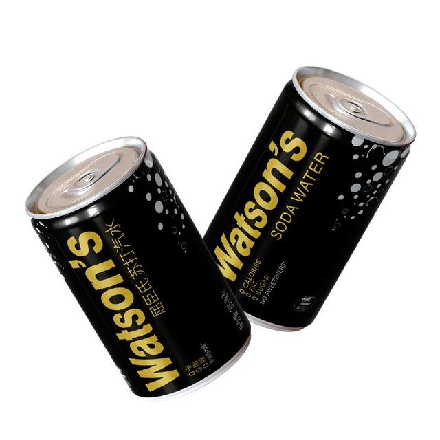 屈臣氏 苏打气泡水 原味 200mL*12罐/箱