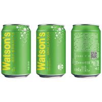 屈臣氏 香草味苏打汽水 200ml*12罐