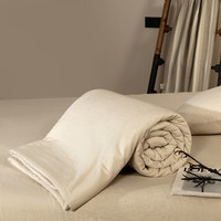 一雨一禾 棉麻夏凉被 空调被 150*200cm 棉麻原色