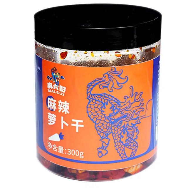 麻六记 麻辣萝卜干咸菜腌制下饭菜小菜拌饭菜开瓶即食 萝卜干300g*2