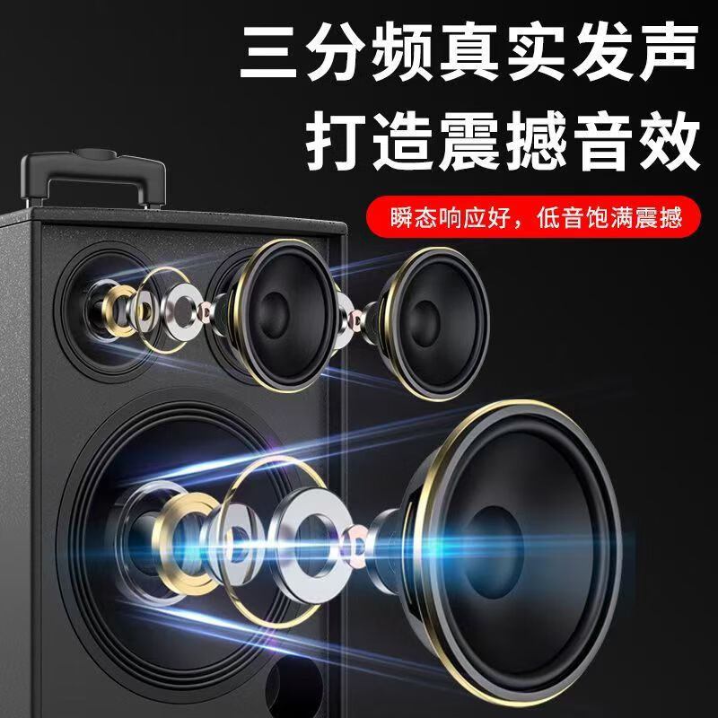 17寸3分频组合音箱+U盘