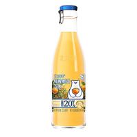 北冰洋老北京玻璃瓶果汁碳酸饮料 北平制冰厂鲜榨桔汁汽水236ml*12瓶