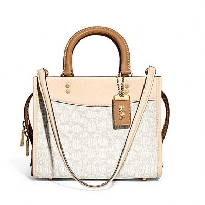 COACH 蔻驰 经典标志提花织物ROGUE 25号手袋 CA302 B4UDL