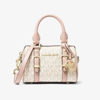 邁克·科爾斯 MICHAEL KORS Bedford老花斜挎單肩波士頓包
