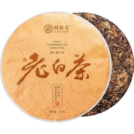 福鼎9年白茶老白茶寿眉贡眉茶叶散饼自饮装350g/饼