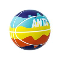 ANTA 安踏 篮球儿童5号幼儿小青少年比赛室内外耐磨水泥地橡胶7号蓝球 彩蛋蓝 5号