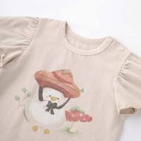 巴厘小猪女宝宝T恤夏季短袖女童上衣超萌可爱婴幼儿休闲衣服薄款儿童夏装