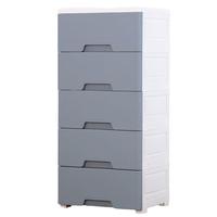 NAYALER 纳雅乐 塑料收纳柜 五层 北欧灰