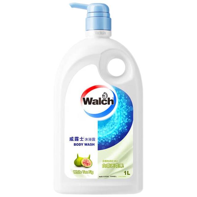 威露士 香味持久 沐浴露  白茶无花果 1L