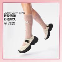李宁 LI-NING红糖2凉鞋女鞋2025夏季玛丽珍厚底增高潮流透气运动鞋