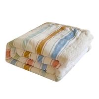 洁丽雅（Grace）毛毯冬天加厚牛奶绒羊羔绒毛毯 双层保暖毯子 香草 150*200cm 双层加厚毛毯【香草】