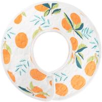 贝肽斯口水巾婴儿围嘴新生宝宝纯棉防水吐奶吃饭春秋款柔软透气围兜脖围 万物可爱(花瓣款 5条装) L码