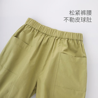 巴厘小猪 男童工装七分裤 深灰 90cm