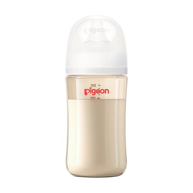 贝亲 自然实感第3代PRO系列 AA192 PPSU奶瓶 240ml L 6月+