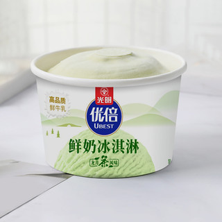 光明 优倍鲜奶冰淇淋 90g*3盒 龙井大红袍原味