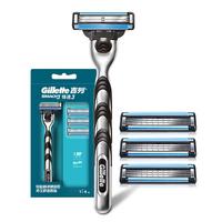 Gillette 吉列 锋速3经典手动剃须刀 1刀架+4刀头