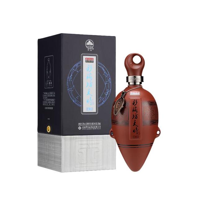 中秋送好礼：仰韶 彩陶坊 天时 星星 53%vol 陶香型白酒 500ml 单瓶装