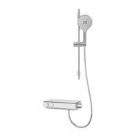 KOHLER 科勒 艾贝淋浴花洒灵控挂墙式恒温浴缸龙头洗手间浴室花洒 恒温浴缸花洒龙头+滑竿