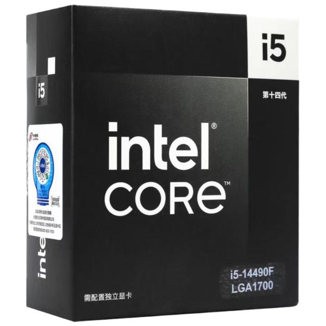 英特尔 酷睿 i5-14490F 盒装CPU处理器 10核16线程 4.9GHz