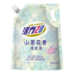 活力28 山茶花洗衣液 2kg*4袋（共16斤）