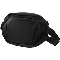 迪卡侬(DECATHLON)运动胸包男手机斜挎包女跑步多功能休闲通勤邮差包WSHA 曜石黑