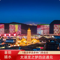 江浙沪亲子游！龙之梦动物/欢乐等四店1晚+动物/嬉水世界等4选1+城市度假嬉水