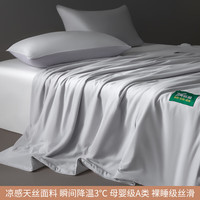 BLISS水星家纺莱赛尔天丝夏凉被单人空调被夏季可机洗夏被夏天被子 7A抗菌夏被-轻奢灰【丝滑裸睡】 200*230cm双人夏被