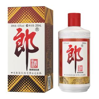郎酒 郎牌郎酒 53度酱香型白酒 200ml 单瓶装