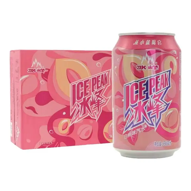 冰峰 汽水 白桃味 330ml*24罐